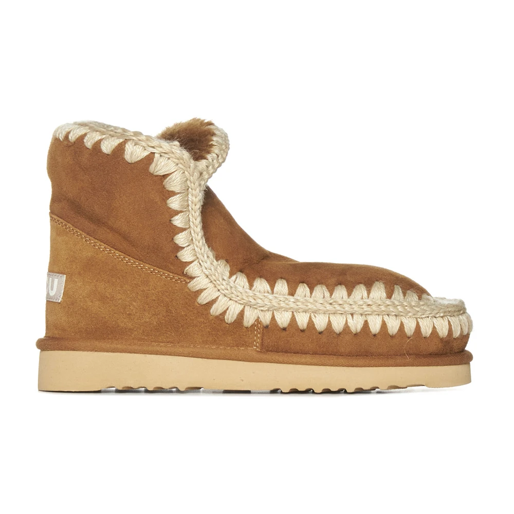 Mou Brun Mocka Eskimo Ankelboots Brown, Dam