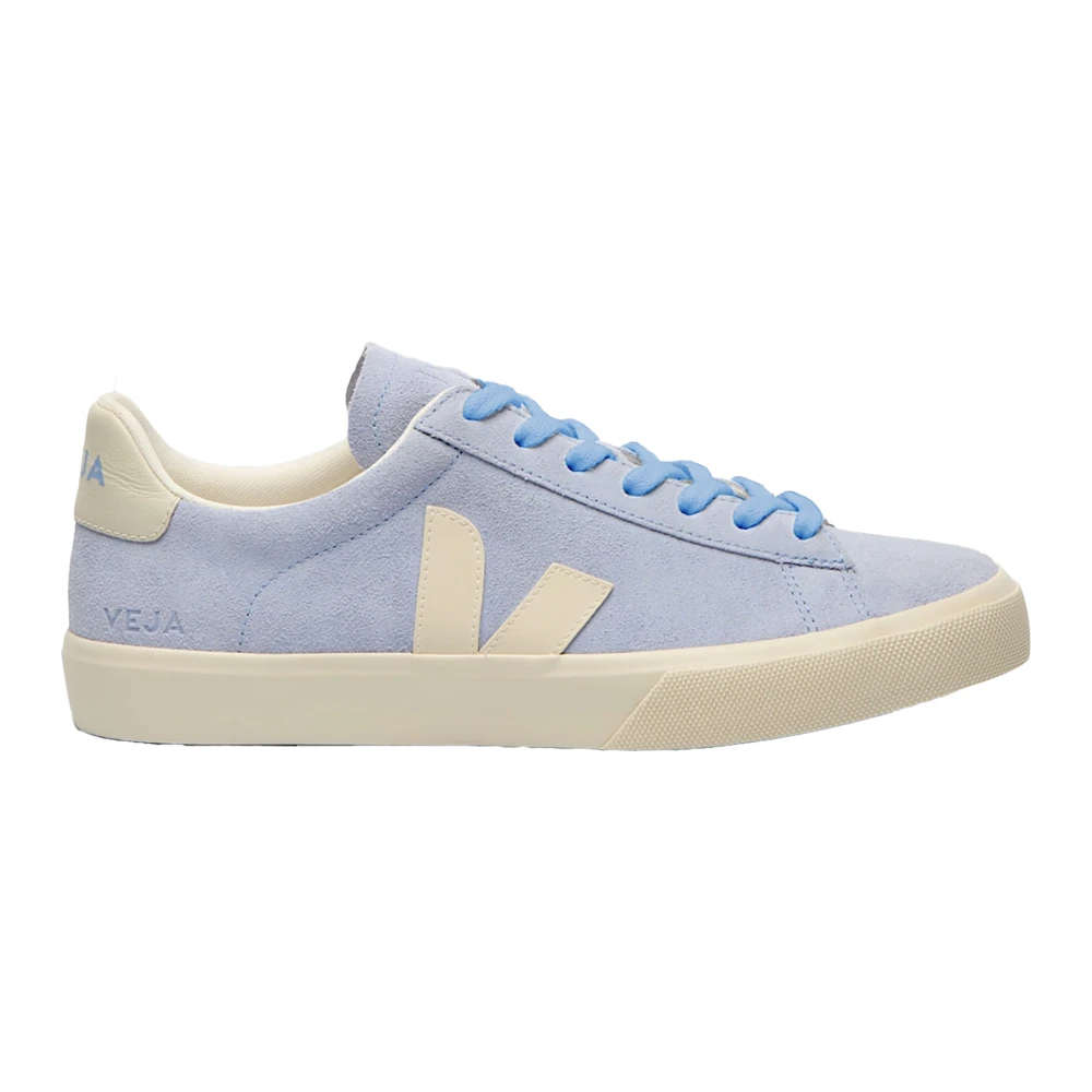 Veja Women's Blue Sneakers, 7 Uk, Campo Suede