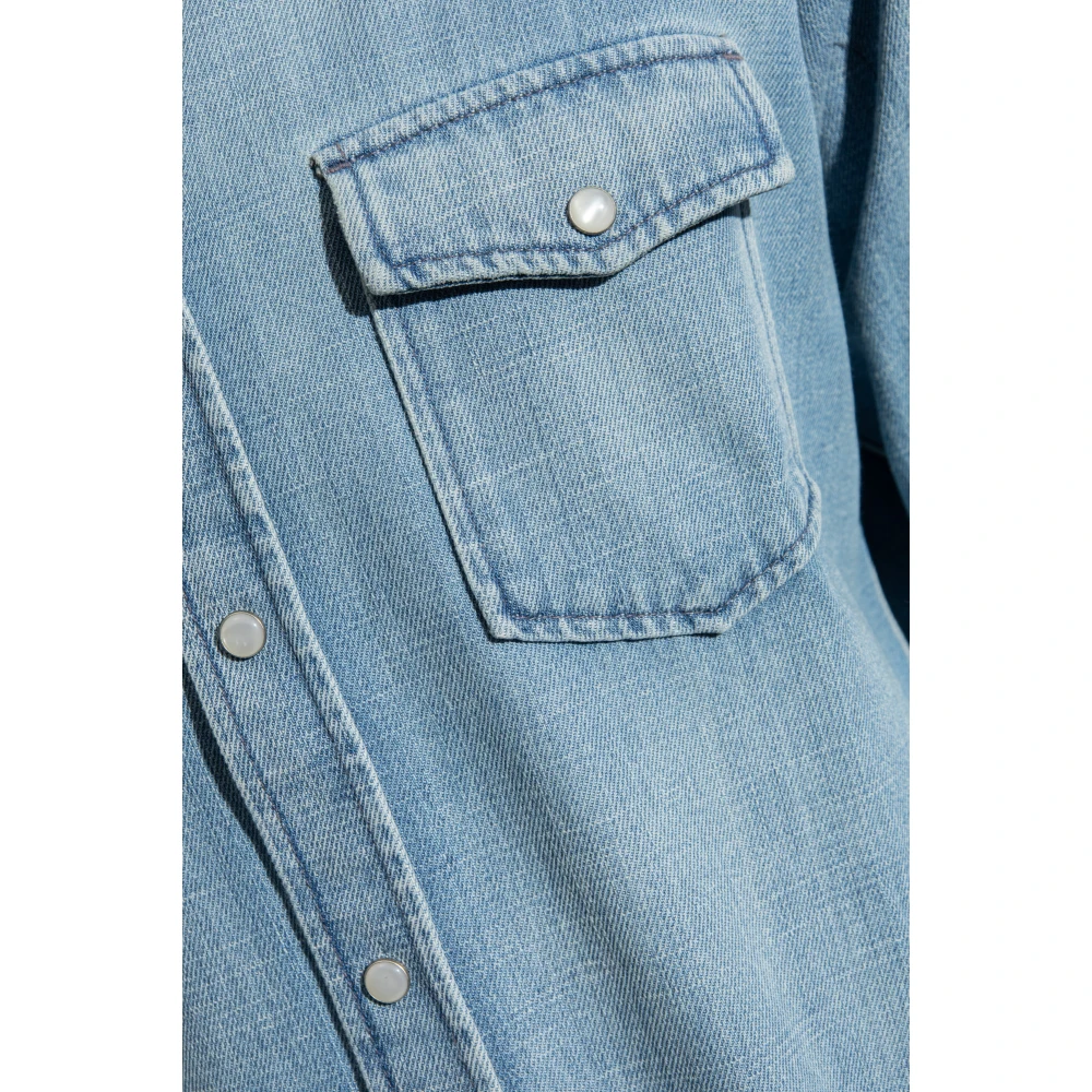 Saint Laurent Denim overhemd Blue Heren