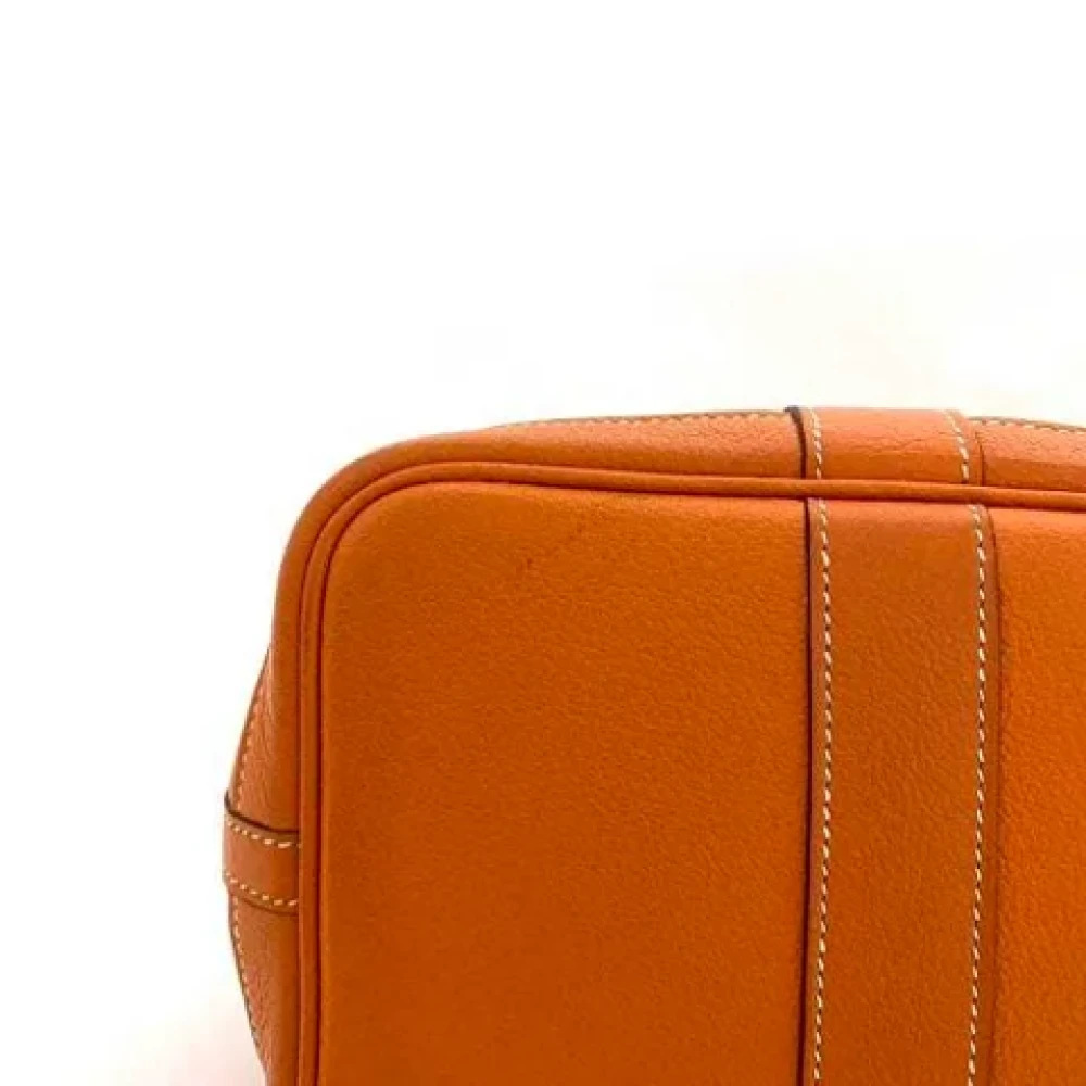 Hermès Vintage Pre-owned Fabric handbags Orange Dames