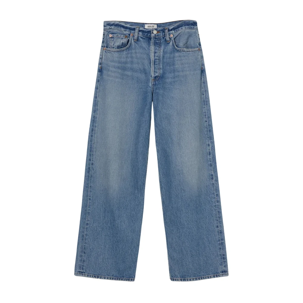 Agolde Laaghangende Baggy Jeans in Libertine Blue Dames