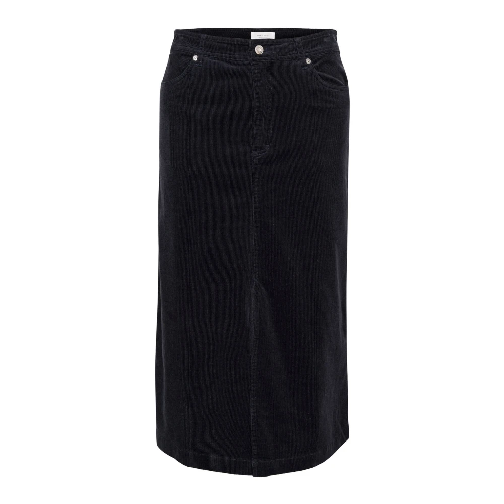 Part Two Denim A-lijn Rok Donkerblauw Blue Dames