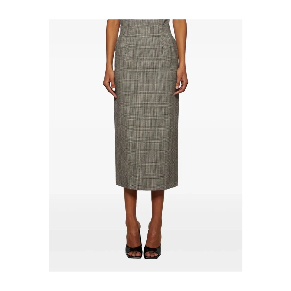 Wardrobe.nyc Midi Contour Rok Gray Dames