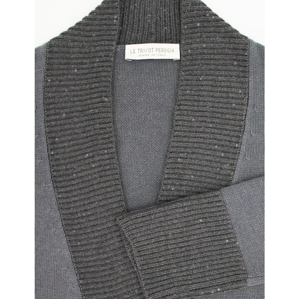 Le Tricot Perugia Cardigan Gray Dames