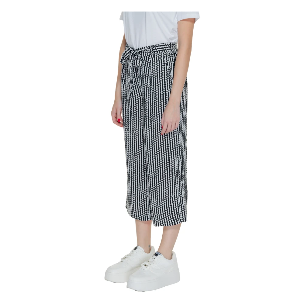 Only Life Palace AOP Viscose Broek Black Dames