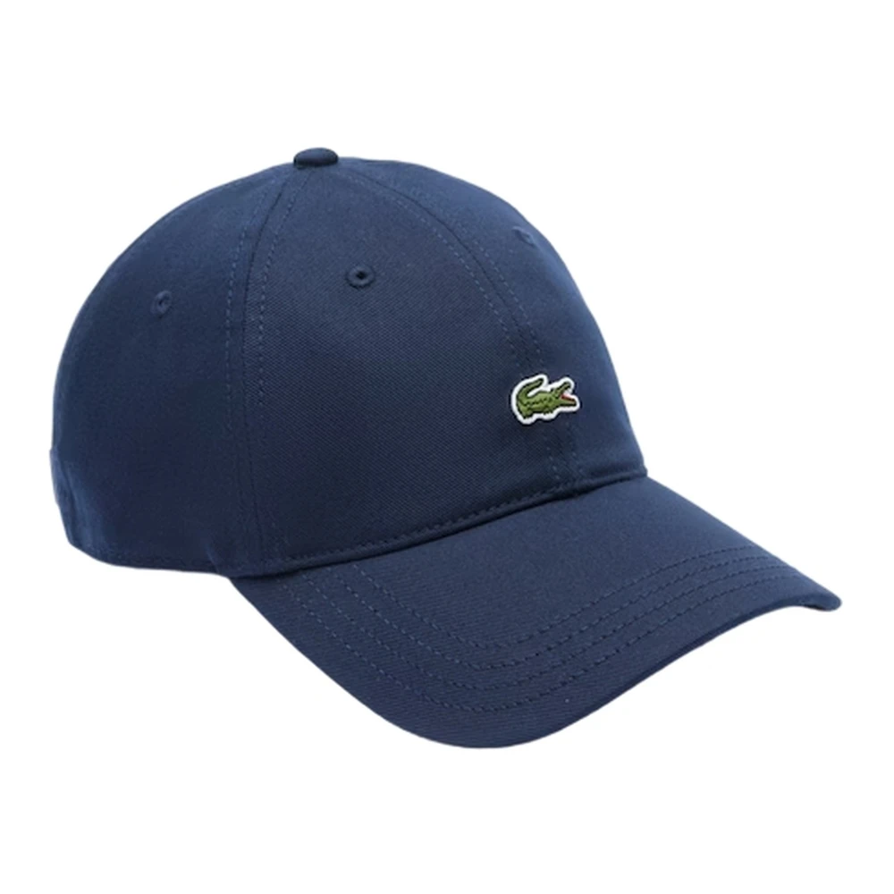 Lacoste Men's Blue Hats & Caps, One Size, Small Logo Unstructured Cap
