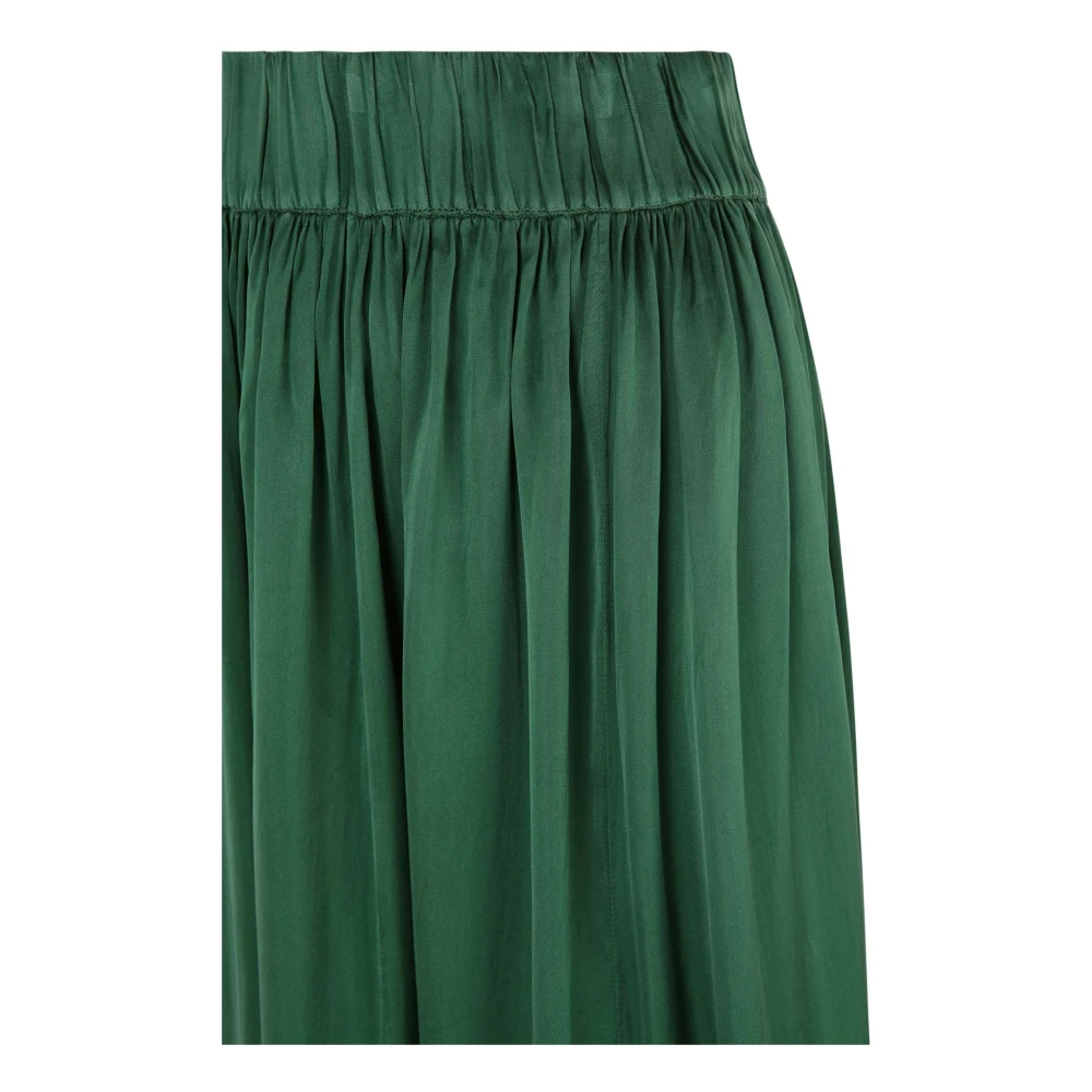 Cortana Oona smaragdgroene cupro rok Green Dames
