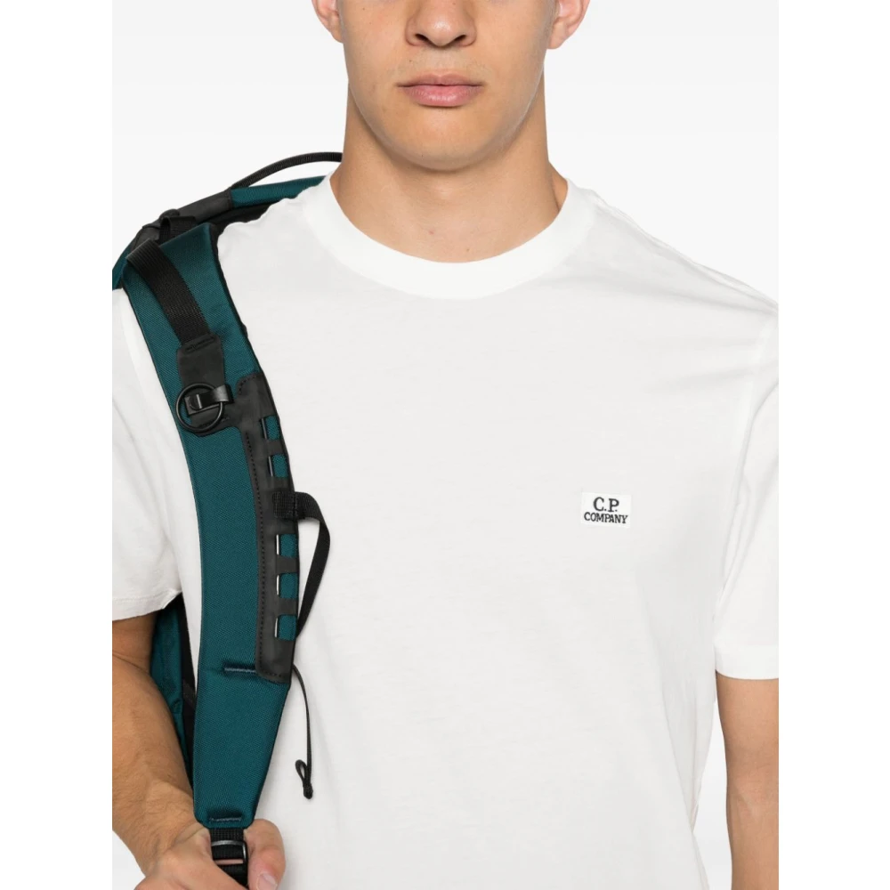 C.P. Company Witte Gaas T-shirt White Heren