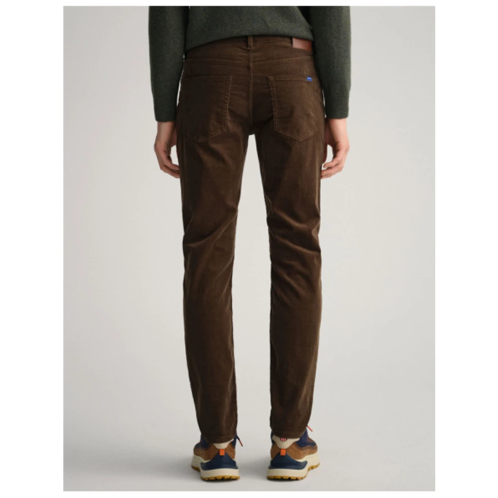 Gant Slimme Velvet Hayes Broek Brown Heren