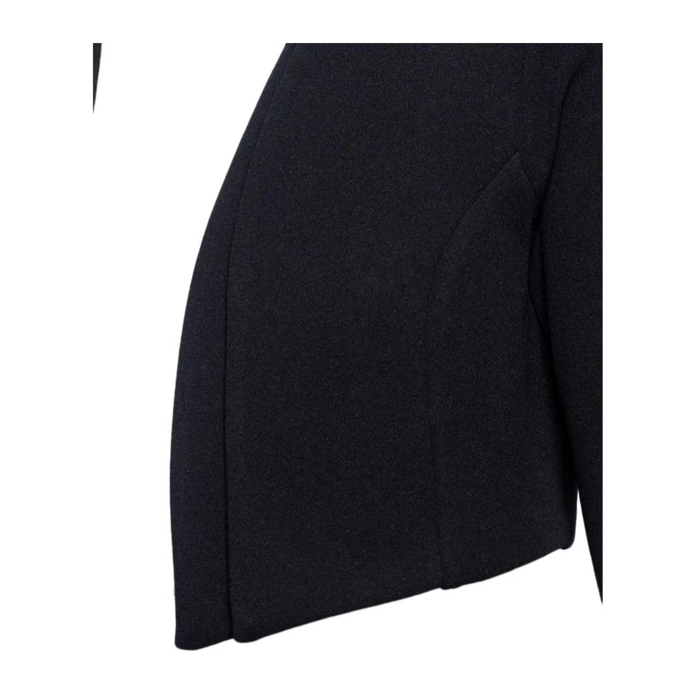 RINASCIMENTO Stretch Blazer Licht Jas Black Dames
