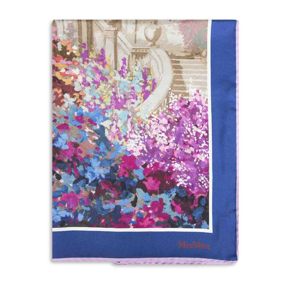 Max Mara Women's Multicolor Silk Scarves, One Size, Scarfs