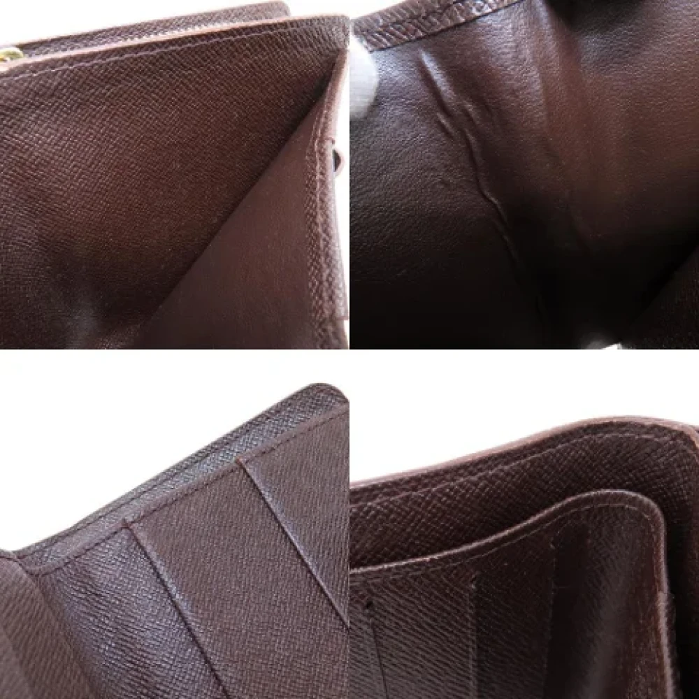 Louis Vuitton Vintage Pre-owned Canvas wallets Brown Dames