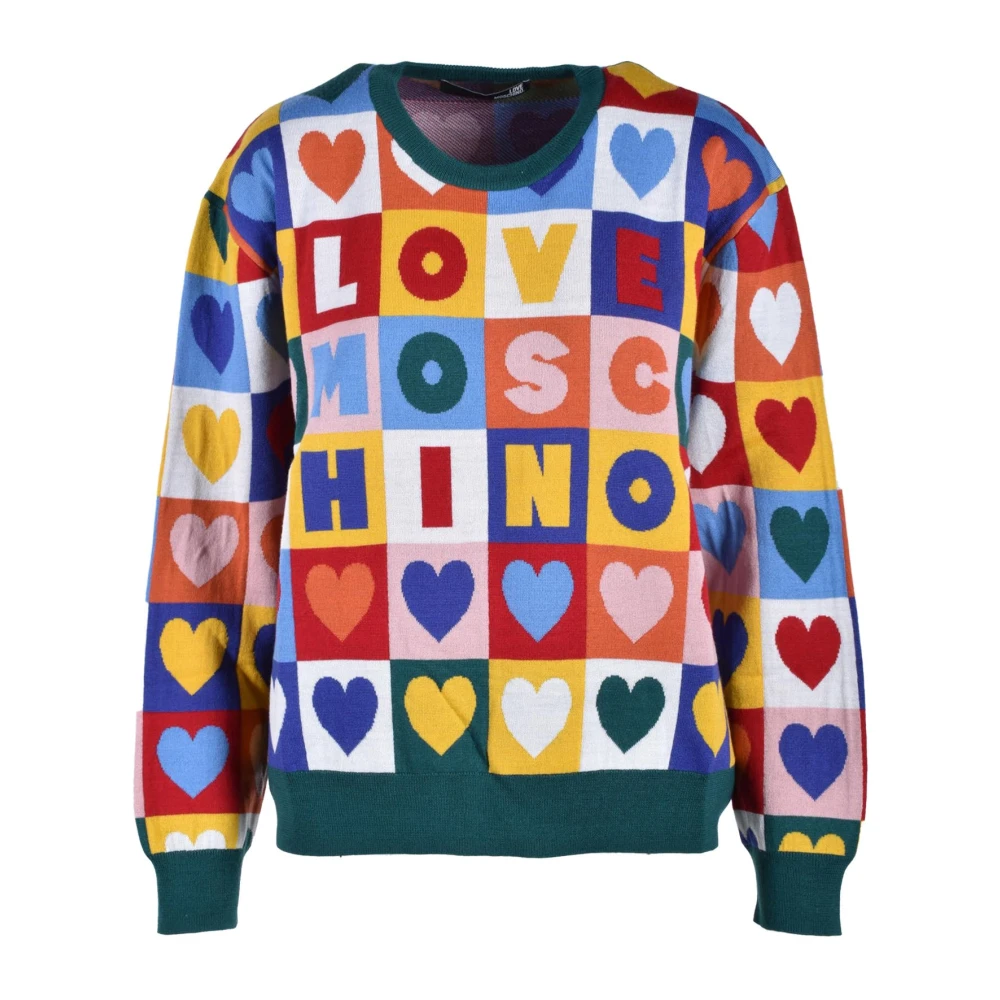 Love Moschino Wolmix Gebreide Trui Multicolor Dames