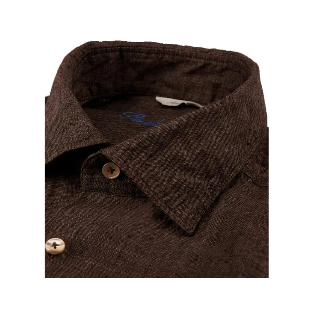 Stenströms Stenstroms shirt fitted body Brown Heren
