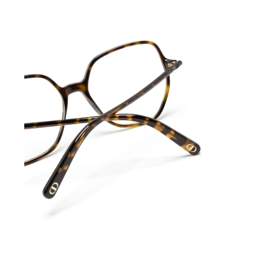 Dior Bruin Havana Optisch Frame 2000 Stijl Brown Dames