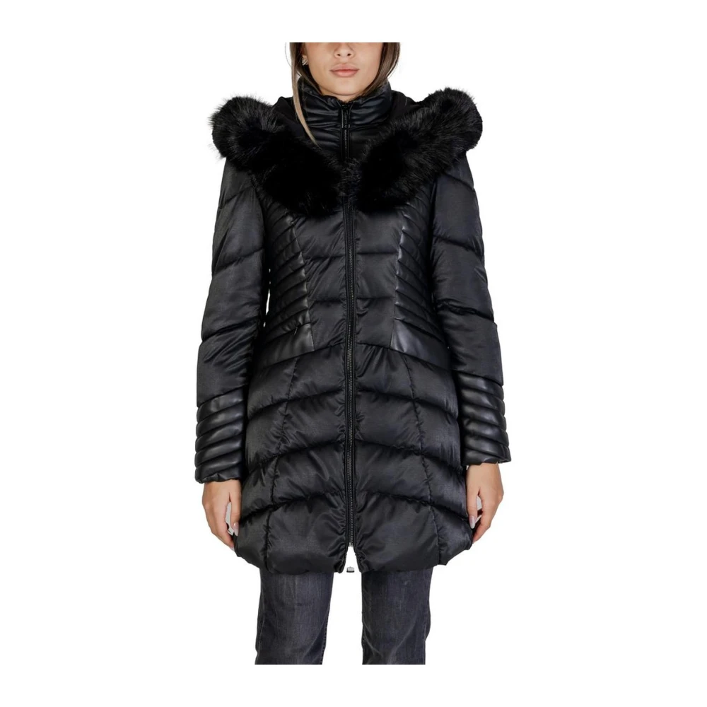 Guess Polyurethaan Jassen & Mantels Collectie Black Dames