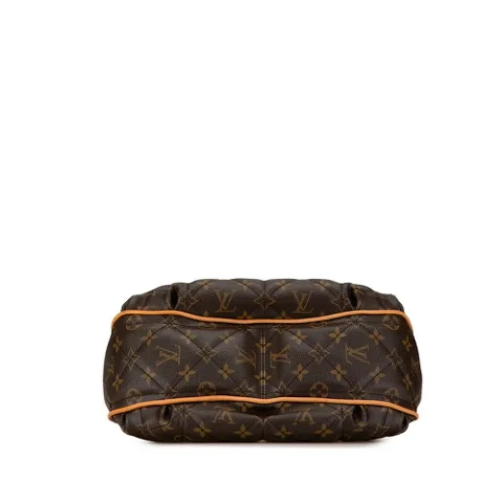 Louis Vuitton Vintage Pre-owned Plastic handbags Brown Dames