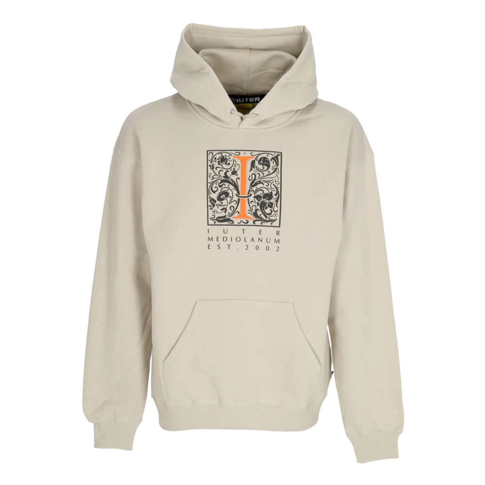 Iuter Hoodie met voorvak Beige Heren