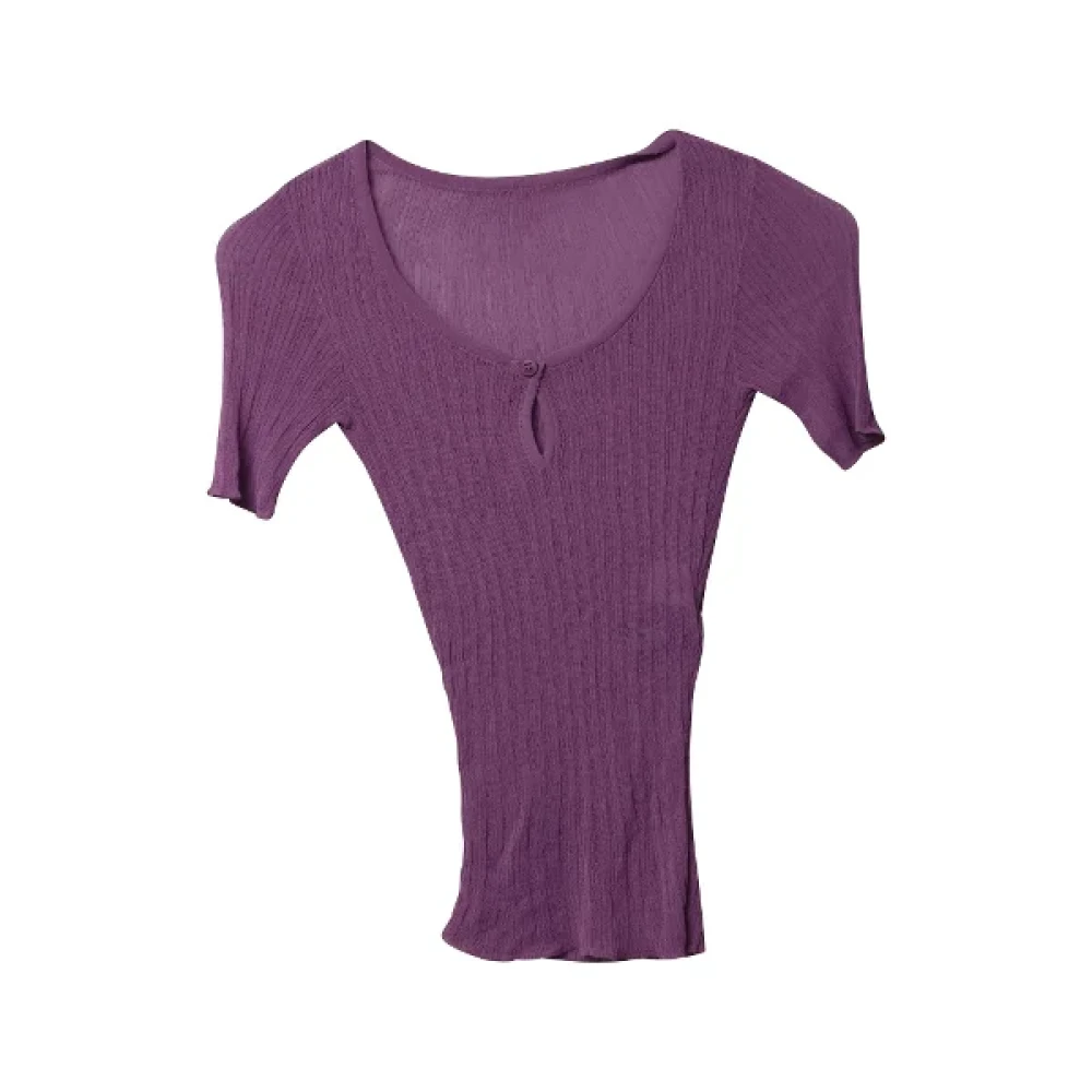 Jacquemus Pre-owned Fabric tops Purple Dames