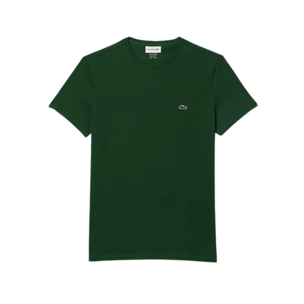 Lacoste Men's Green Logo T-Shirt In Girocollo Style Small