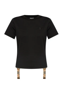 T-shirt med sidodragkedjor