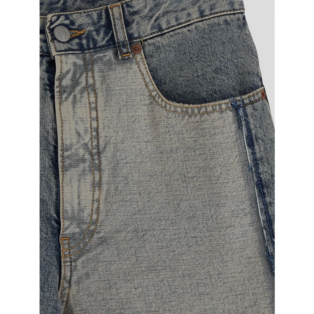 MM6 Maison Margiela Losse Jeans van katoen Gray Dames