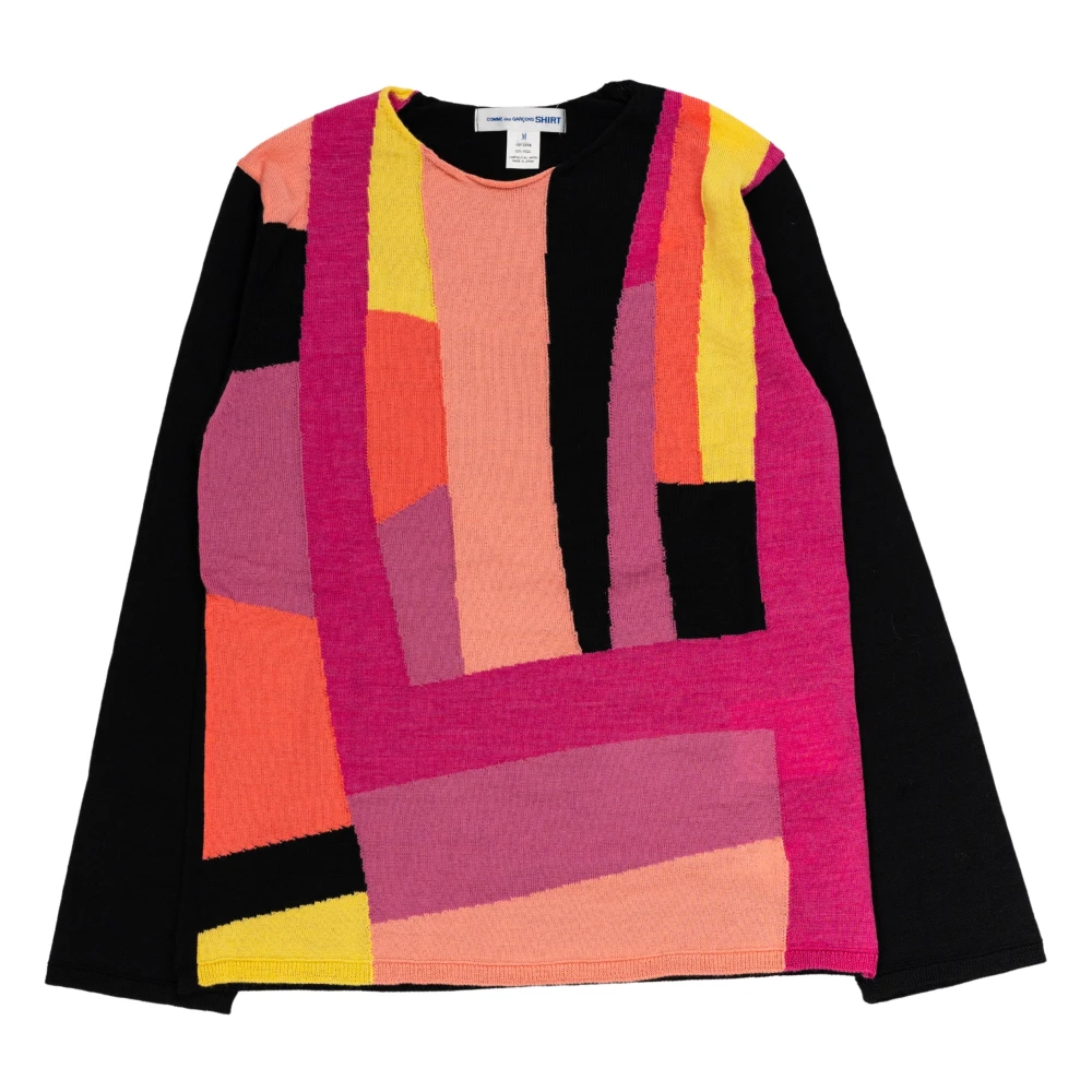 Comme des Garçons Wollen Gebreide Trui Multicolor Heren