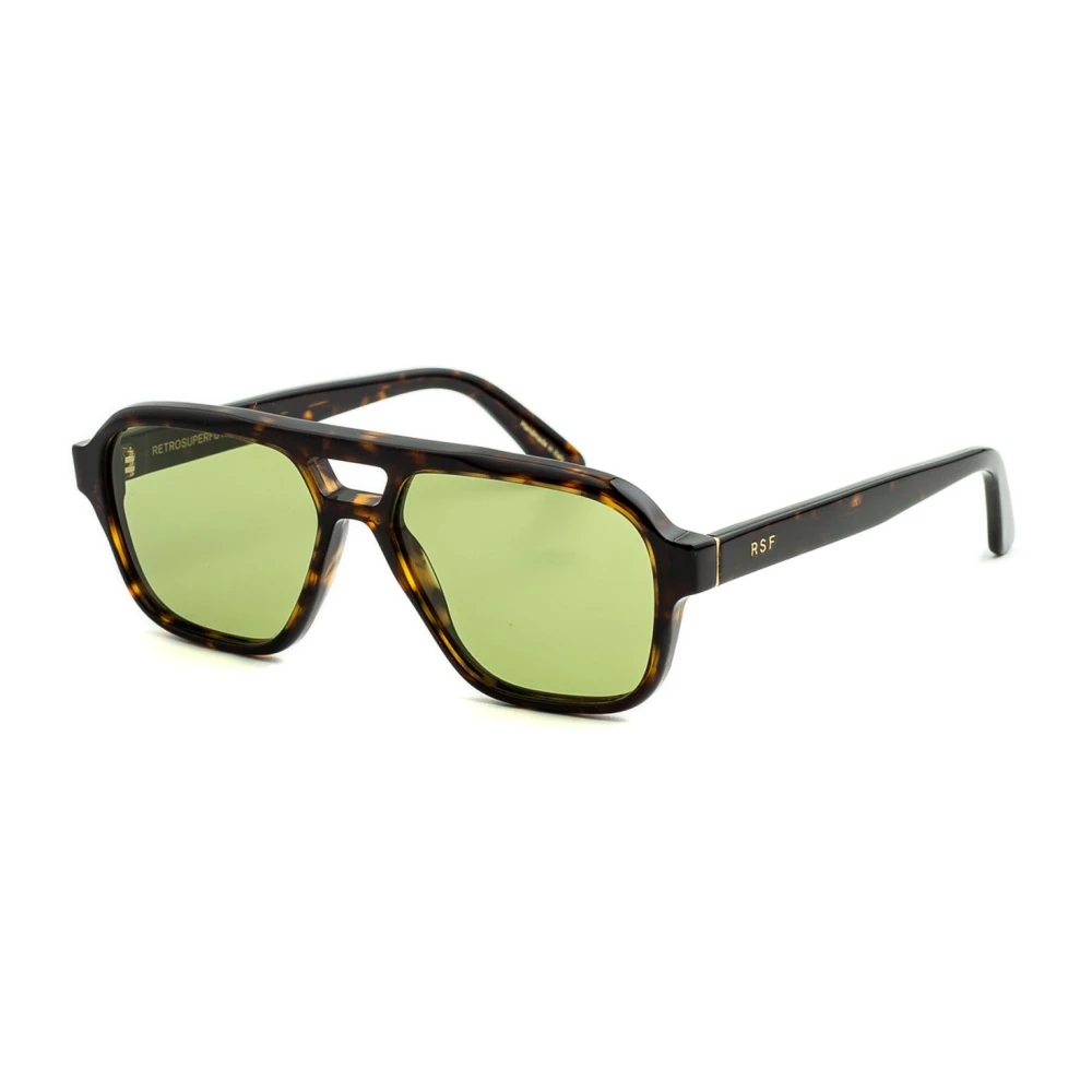 Retrosuperfuture Unisex Brown Maneval Zjc Sunglasses - Sunglasses - 56 Mm - Accessories