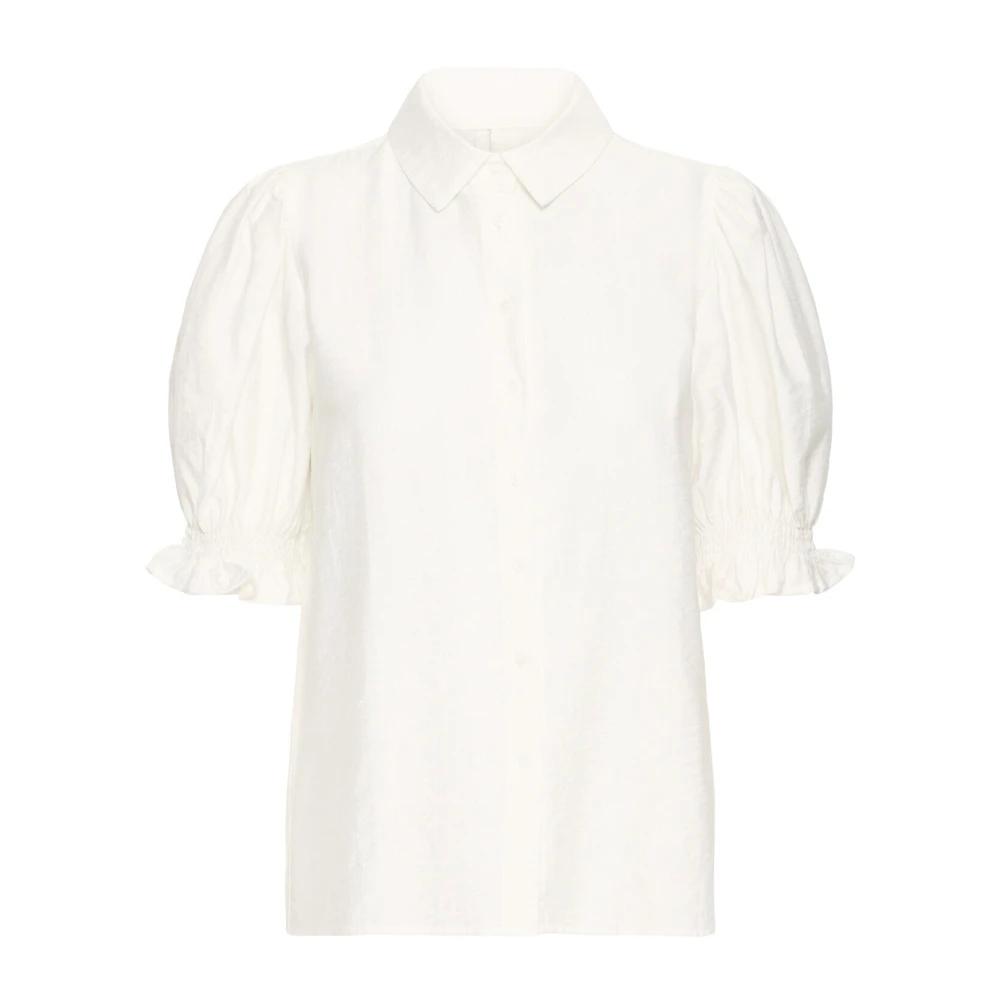 Ichi Women's White Cloud Dancer Feminine Blouse - Shirts - Xl - Blouses & Shirts