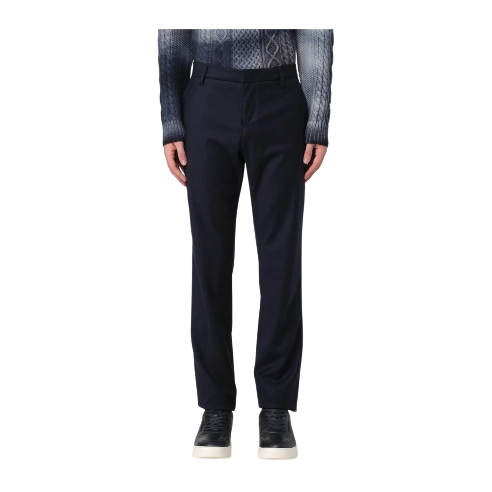 Dondup Men's Blue Suit Trousers,, Straight Leg Jeans W36