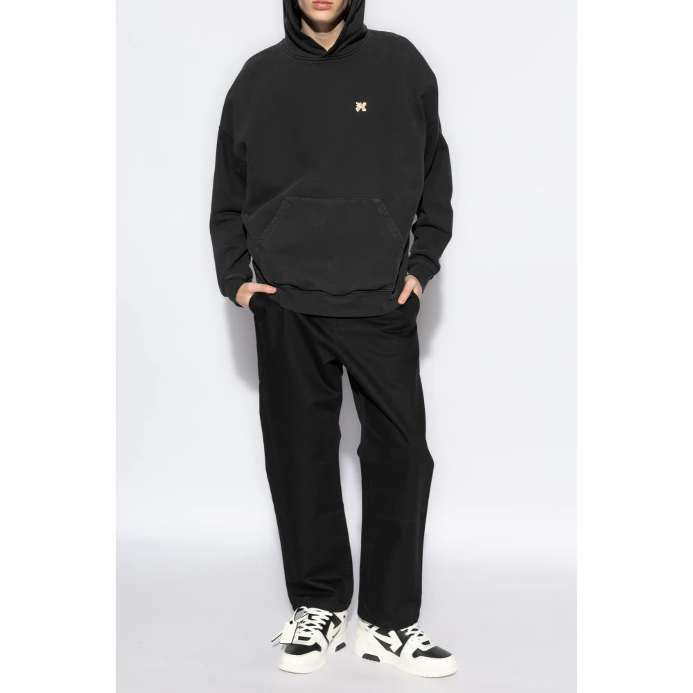Palm Angels Wijde broek Black Heren