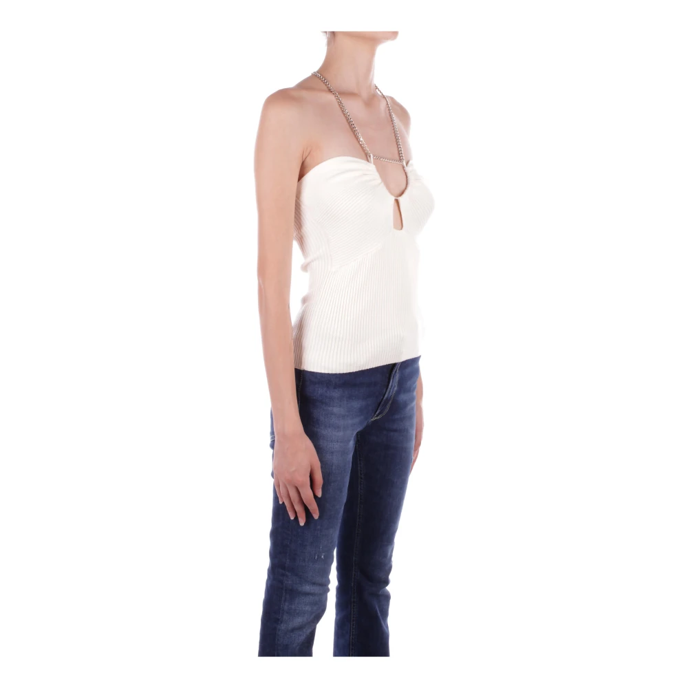 Liu Jo Witte Hanger Top White Dames