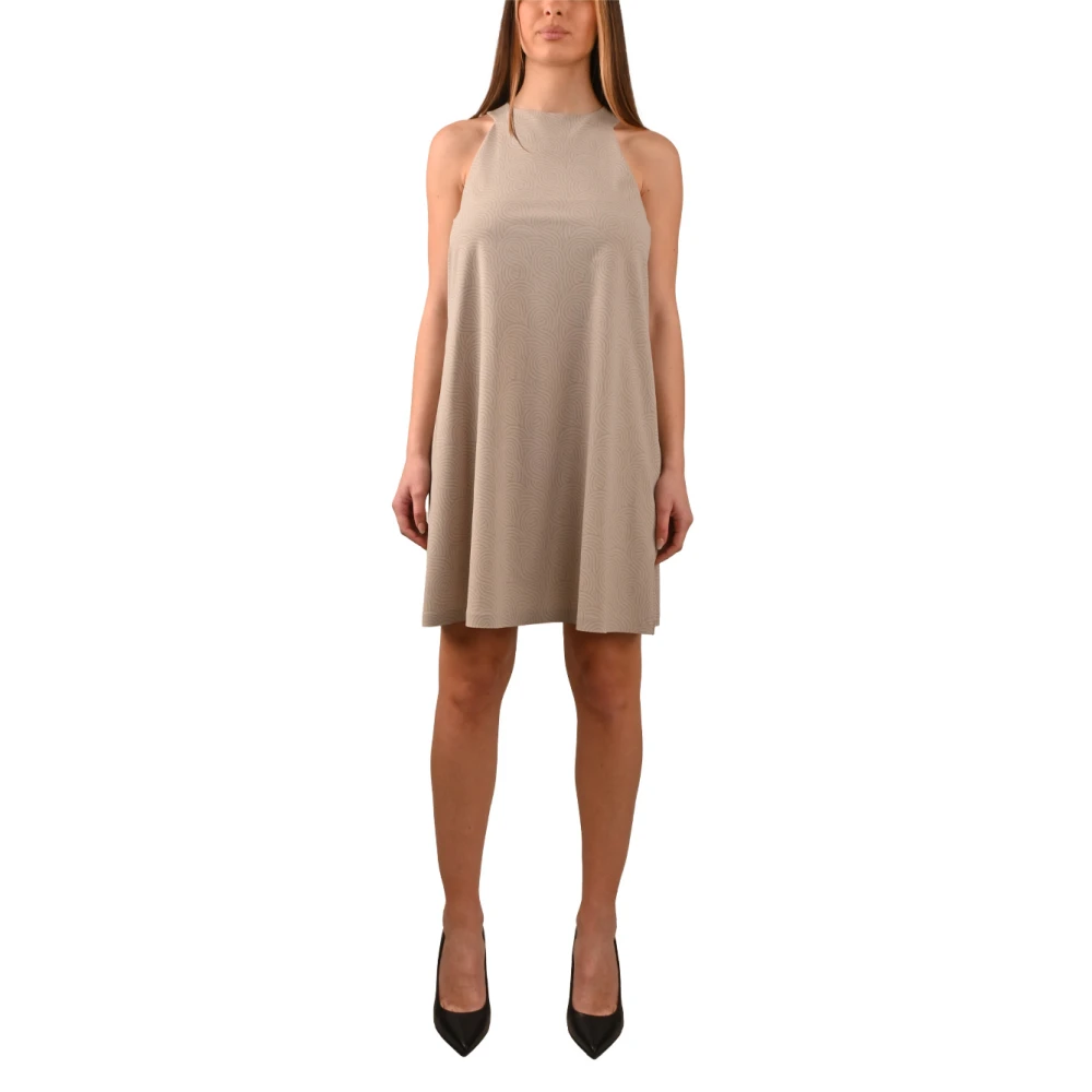 RRD Moderne Jacquard Jurk Gray Dames