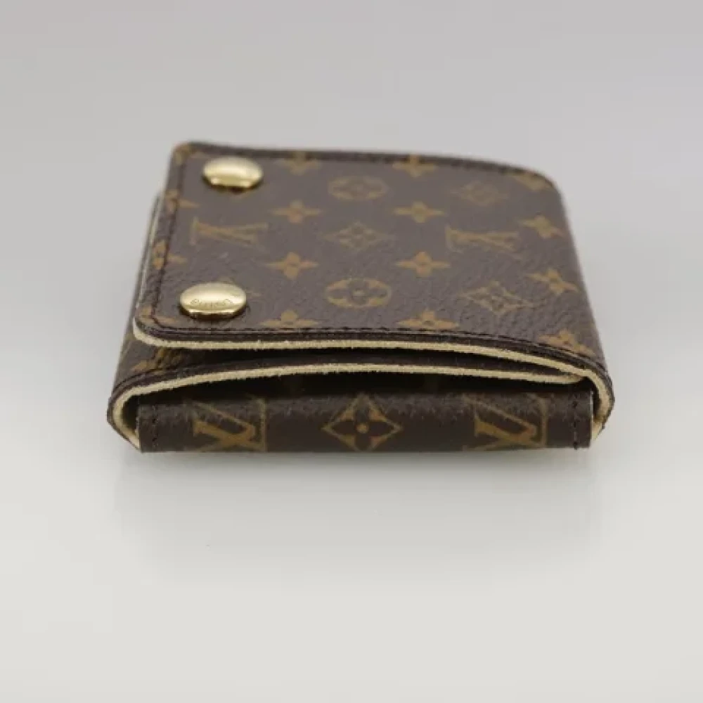 Louis Vuitton Vintage Pre-owned Canvas wallets Brown Dames