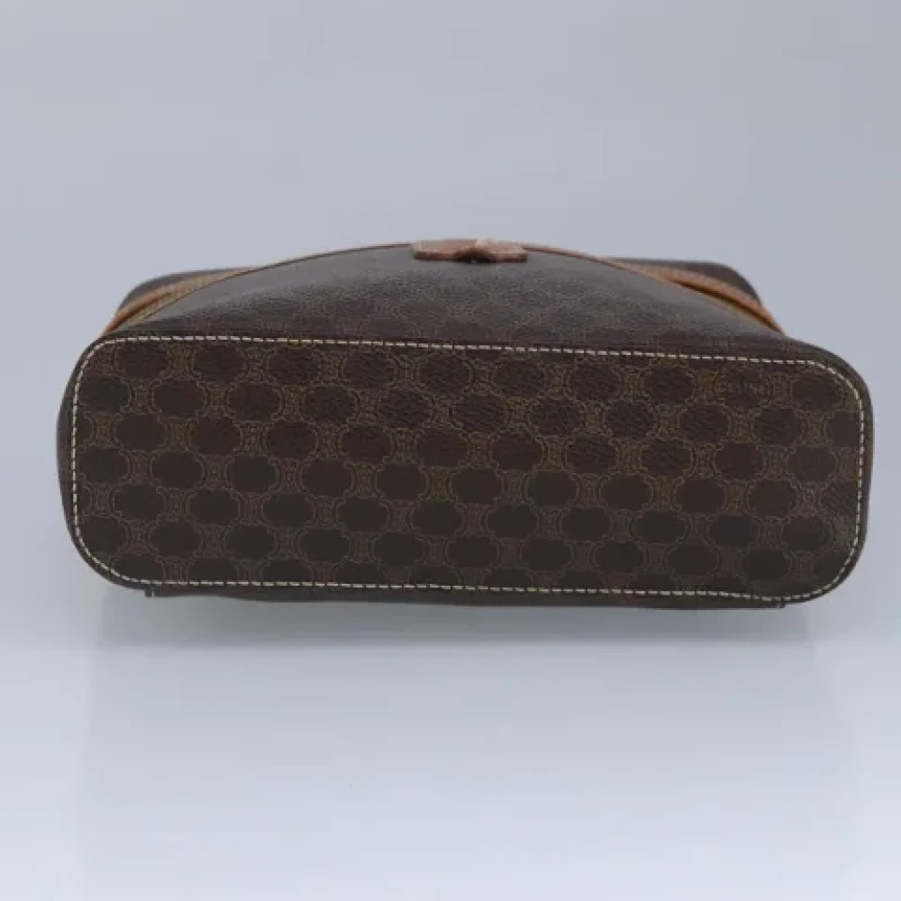 Celine Vintage Pre-owned Leather handbags Brown Dames