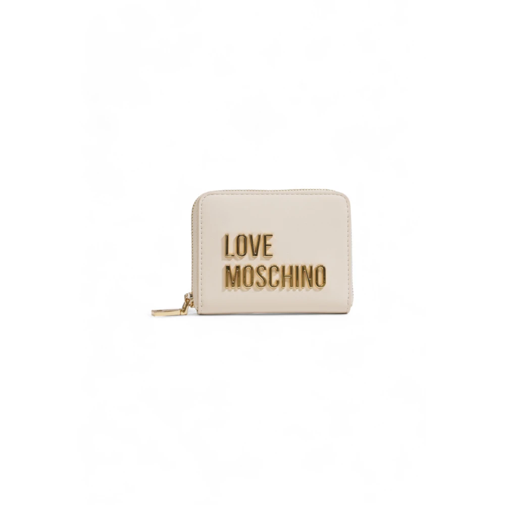 Love Moschino Damesportemonnee Herfst Winter Collectie Beige Dames
