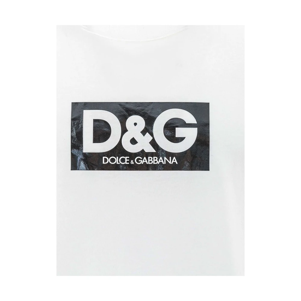 Dolce & Gabbana Vintage Re-Edition T-shirt in wit katoen White Heren