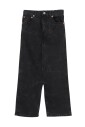 black-distressed-wide-leg-jeans