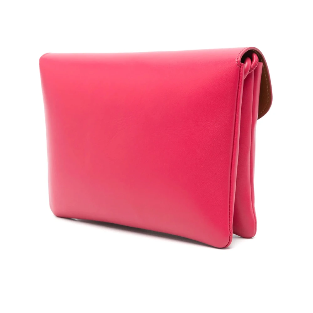 ATP Atelier Framboos Roze Schoudertas met Overslag Pink Dames