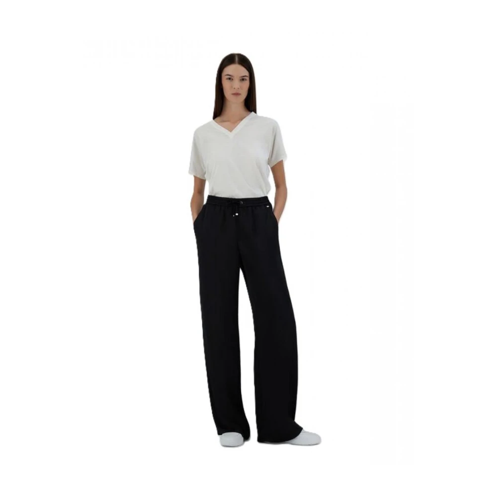 Herno Polyester Broek Black Dames