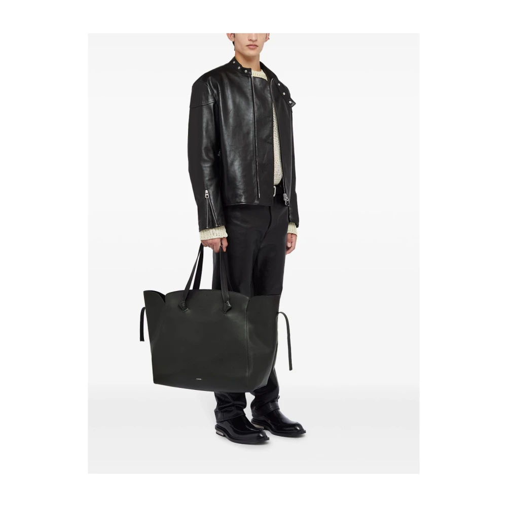 Jil Sander Zwarte tassen voor een stijlvolle uitstraling Black Heren
