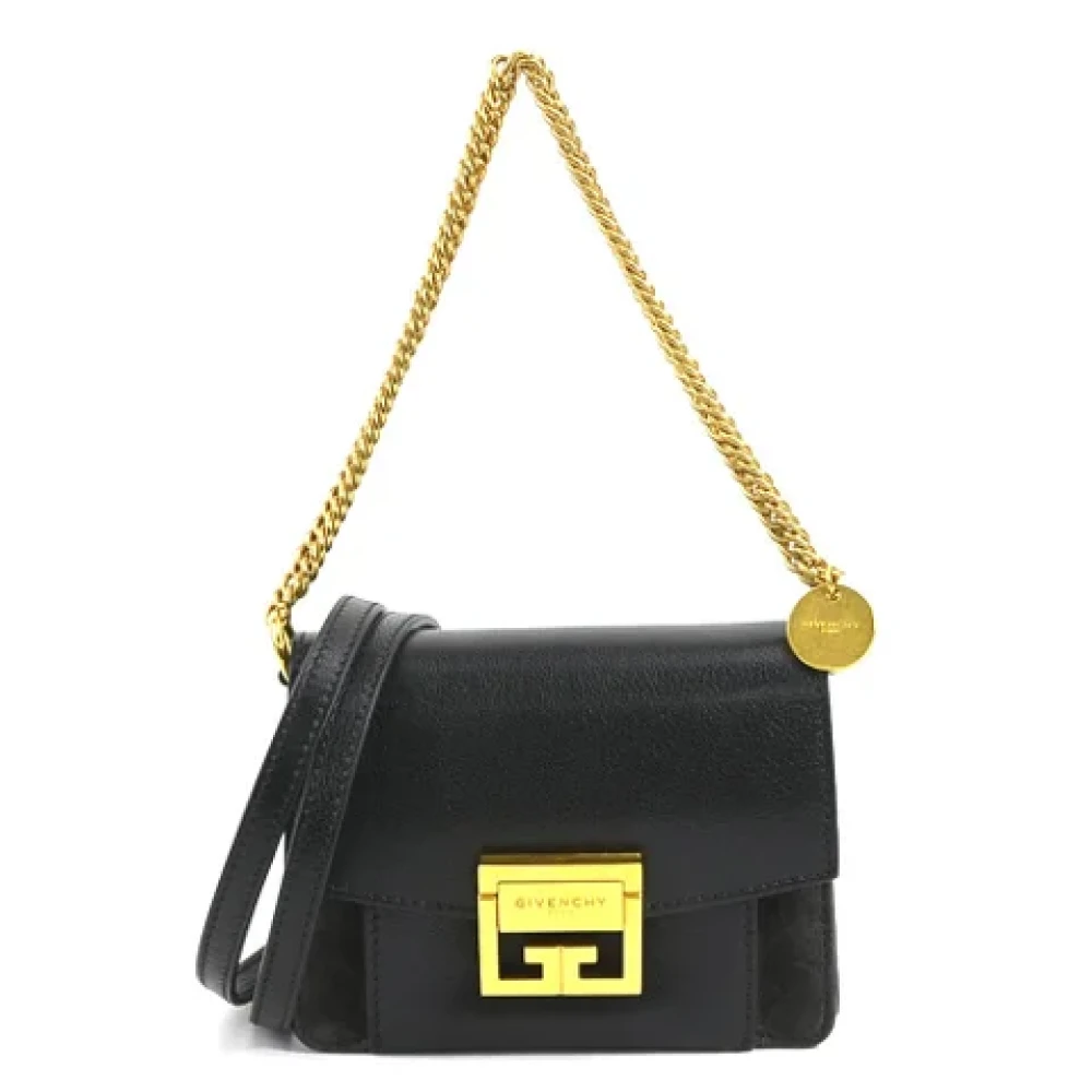 Givenchy Pre-owned Leather shoulder-bags Black Dames