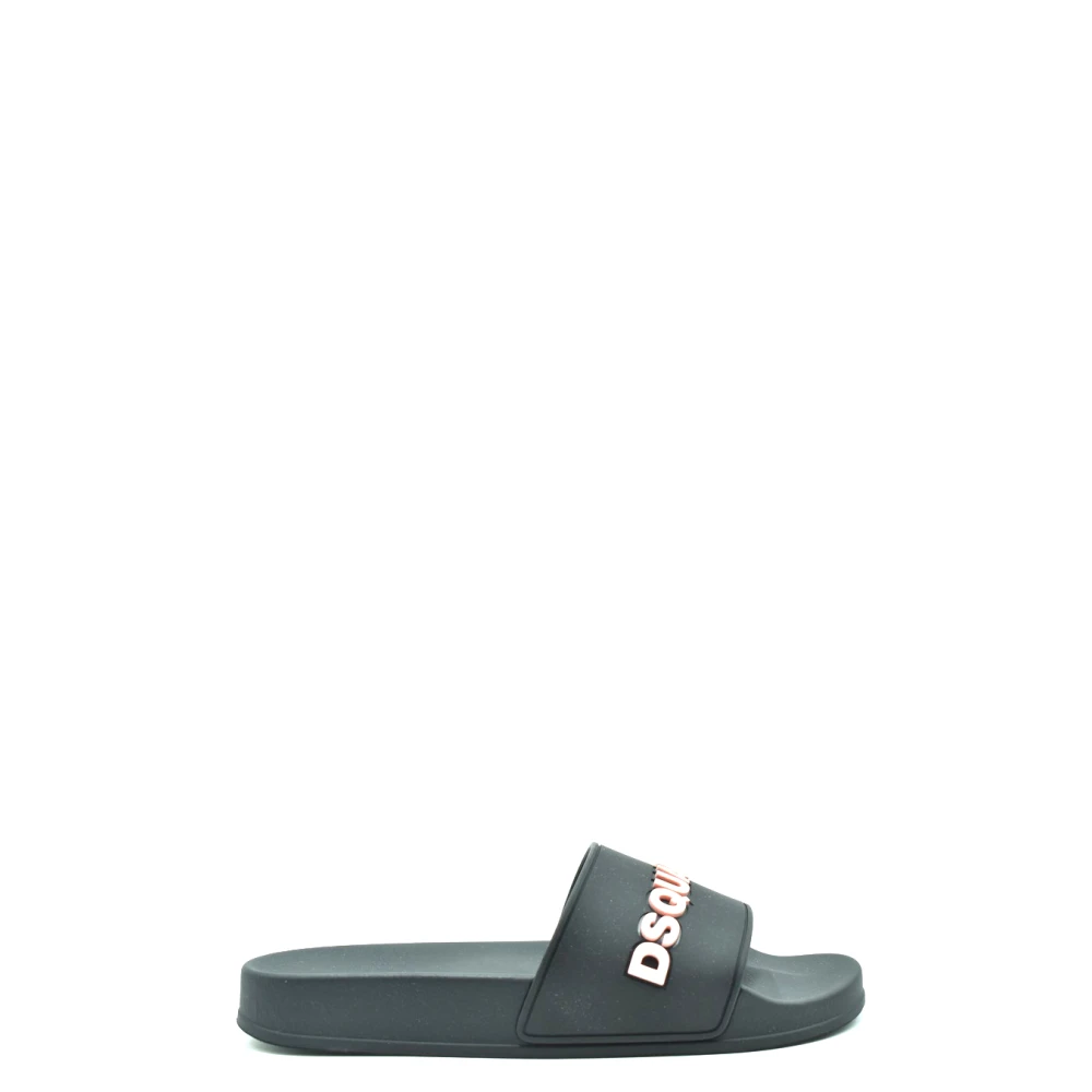 Dsquared2 Sliders Black, Dam