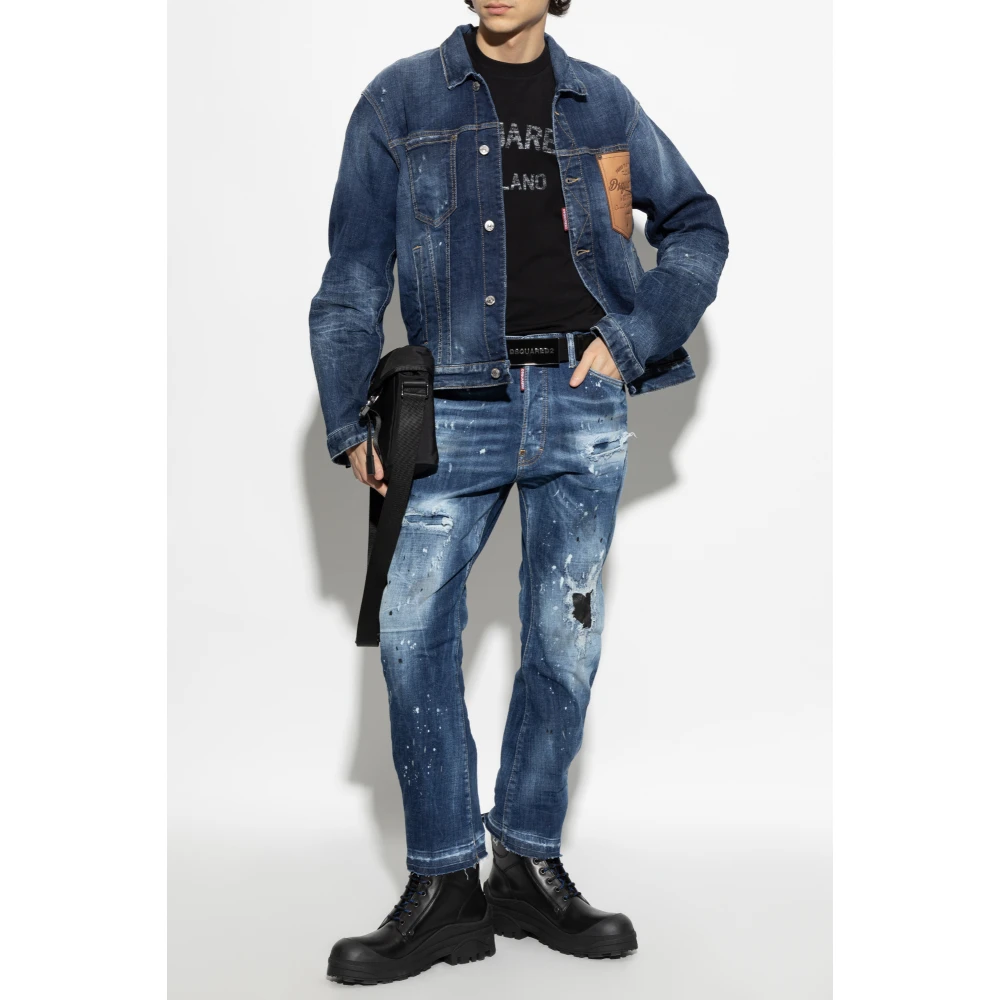 Dsquared2 Denim jas Blue Heren