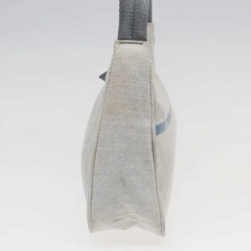 Prada Vintage Pre-owned Canvas pouches Blue Dames