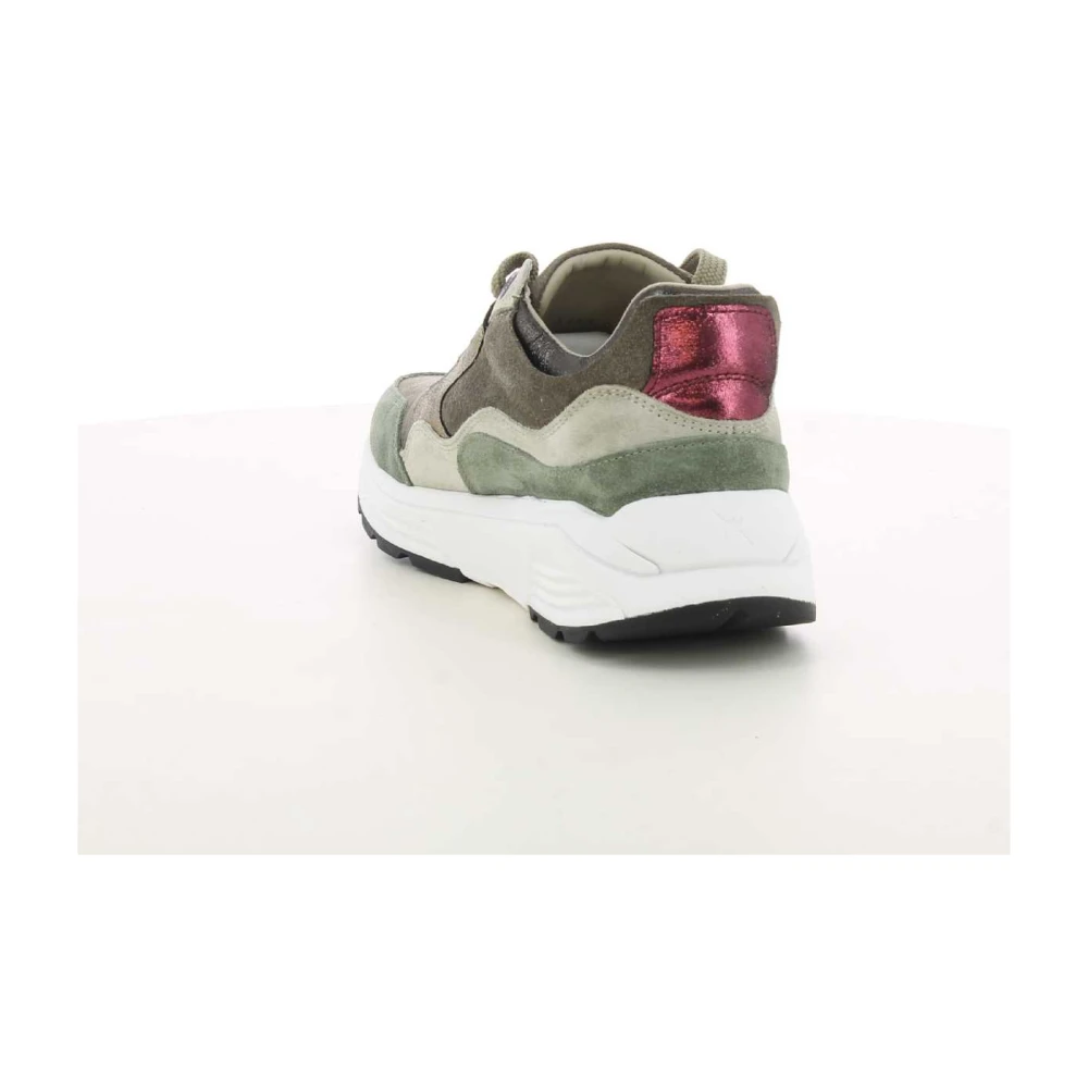 Xsensible Taupe Golden Gate Lady Sneakers Green Dames