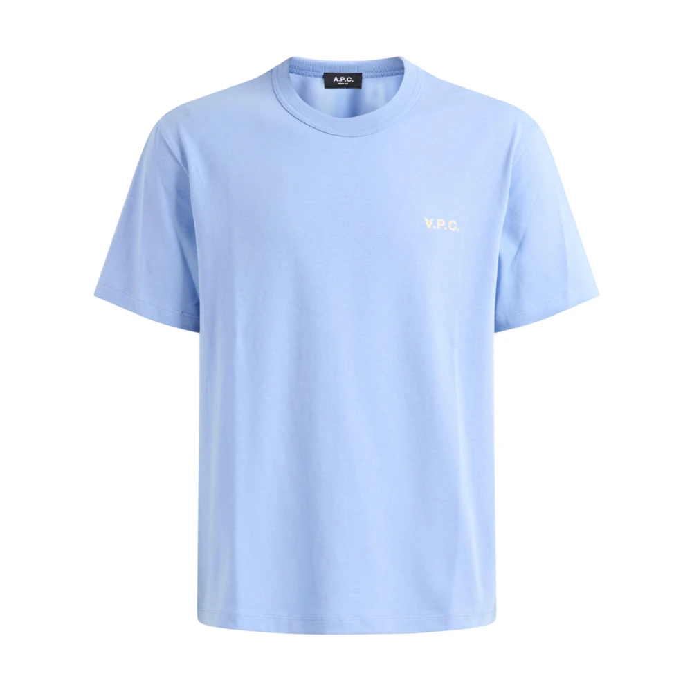 A.p.c. Men's Blue T-Shirts, S, Boxy Petit T-Shirt