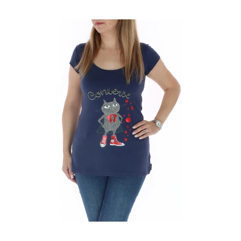 Converse - Tops > T-Shirts - Blue - Converse - Modalova