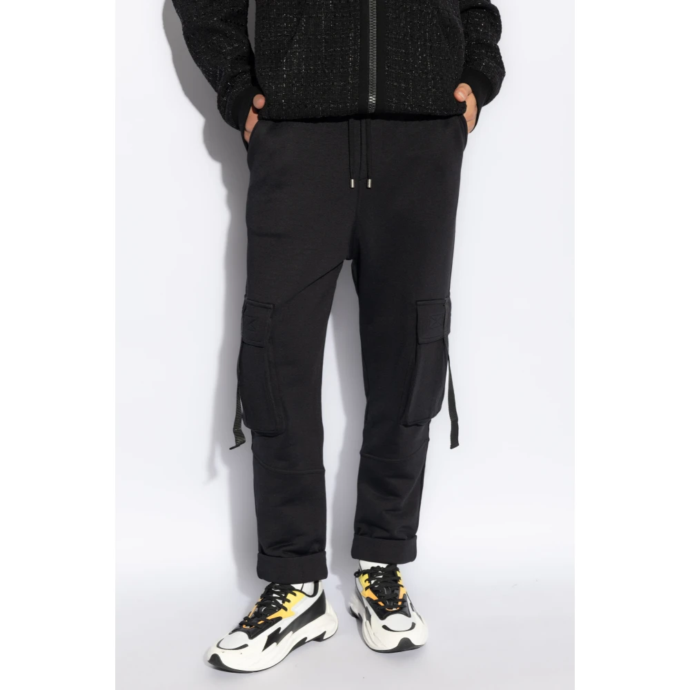 Balmain Sweatpants met Logo Black Heren