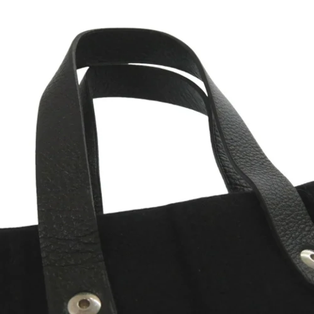 Hermès Vintage Pre-owned Wool totes Black Dames